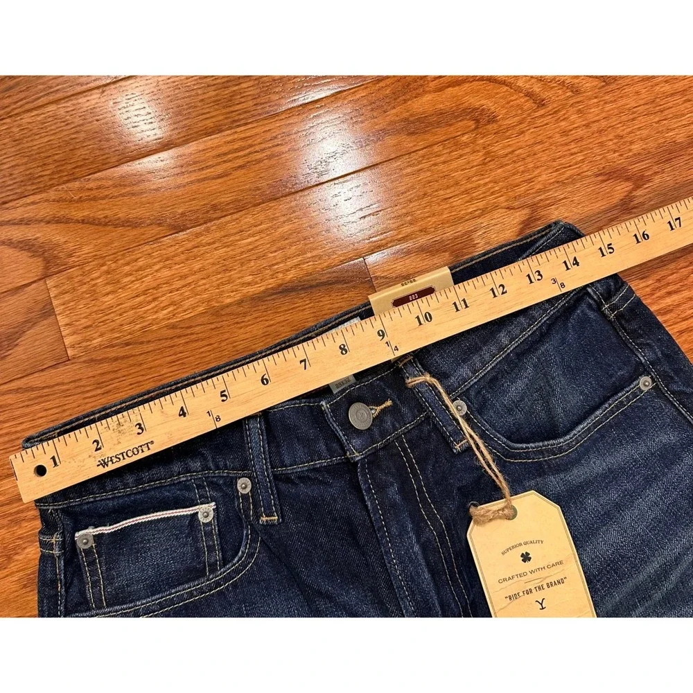 New Lucky‎ Brand x Yellowstone 223 Straight Leg Jeans Mens 29x32 Dark Wash Fade